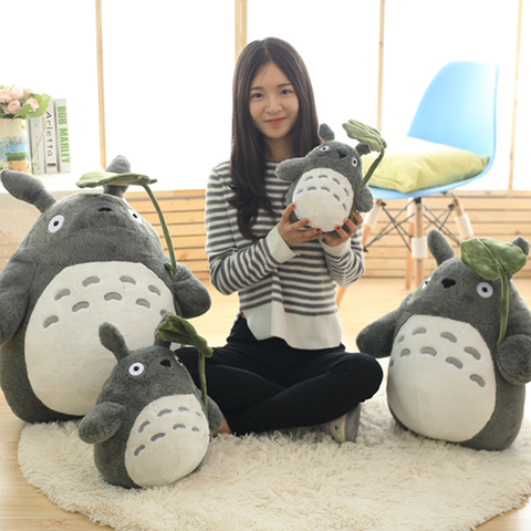 Muñeco de peluche de Tonari No Totoro para niños y niñas, juguete de peluche suave, decoración con almohada, regalos de cumpleaños ► Foto 1/6