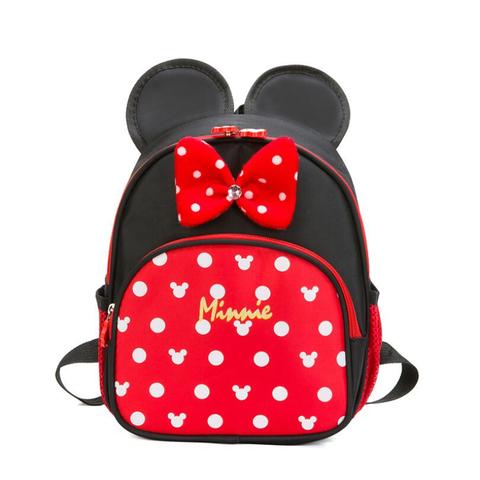 Mochila de Mickey de Disney para niños y niñas, morral infantil de Minnie, mochilas de guardería, mochilas de colegio de niño ► Foto 1/5