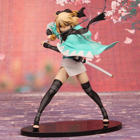 Figura de acción del Anime Fate Grand Order para niños, 21cm, KOHA-ACE, Okita, Souji, Sakura, sable, modelos de colección en PVC ► Foto 1/6