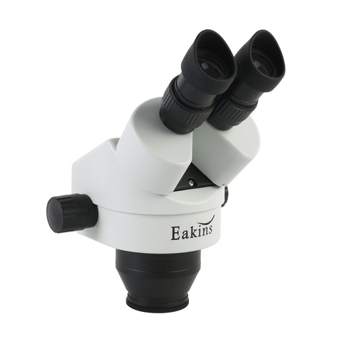 Microscopio Binocular con aumento, Zoom continuo 7X-45X, cabeza de microscopio estéreo + ocular WF10X/20mm de Campo Grande ► Foto 1/5