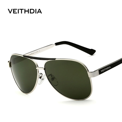 VEITHDIA con funda Original gafas de sol polarizadas gafas de sol de marca de diseñador gafas de sol UV 400 lentes oculos de sol masculino 3152 ► Foto 1/6