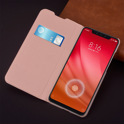 Funda abatible de cuero para móvil, billetera de cuero funda de teléfono para Xiaomi Mi 5, 8 Lite, 9 SE, 9 T, Note 10 Pro, Mi5, Mi8, Mi9 T, Mi8lite, Mi9lite, 8 lite, 9lite, 9SE ► Foto 1/6