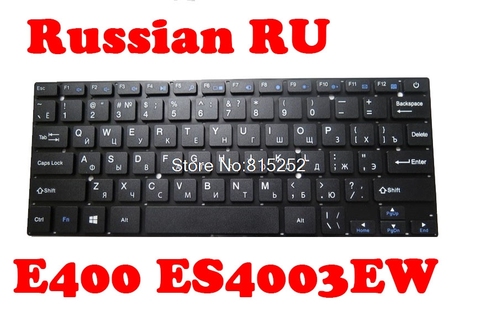 Teclado del ordenador portátil para DIGMA CITI E600 ES6017EW E601 ES6018EW E602 ES6019EW E603 ES6020EW E400 ES4003EW E401 ET4007EW ruso. ► Foto 1/6