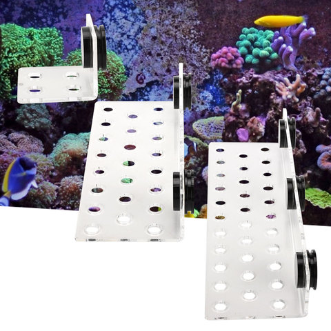 Tanque de peces de acuario Coral Rack soporte imán acrílico de succión fuerte fragmento de Coral Rack acuario planta pescado Accesorios para tanque ► Foto 1/6