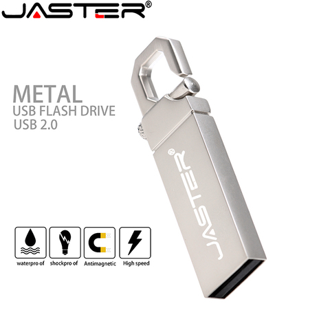 Logotipo personalizado de Metal clave cadena USB 2,0 Flash Drive 4G 8G 16G 32GB 64GB 128G pluma para regalo conduce 100% la capacidad Real de memoria de disco U ► Foto 1/6