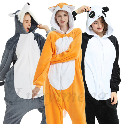 Stitch Kigurumi Niños Pijama Invierno Franela Ropa de dormir cálida Niños  Niñas Animal Onesies Monos-1