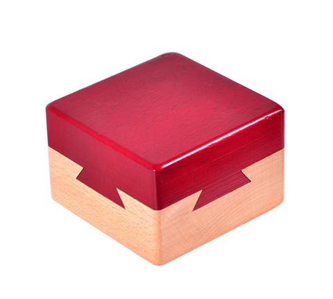 Luban Lock IQ juguetes caja mágica de madera juego de rompecabezas para niños adultos juguete educativo de entrenamiento cerebral ► Foto 1/3