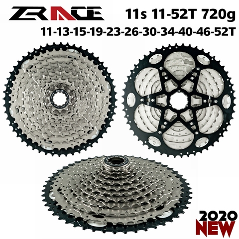 ZRACE-Cassette para bicicleta de montaña, 11 velocidades, 11-46T / 11-50T / 11-52T, adaptador gratis a ► Foto 1/6