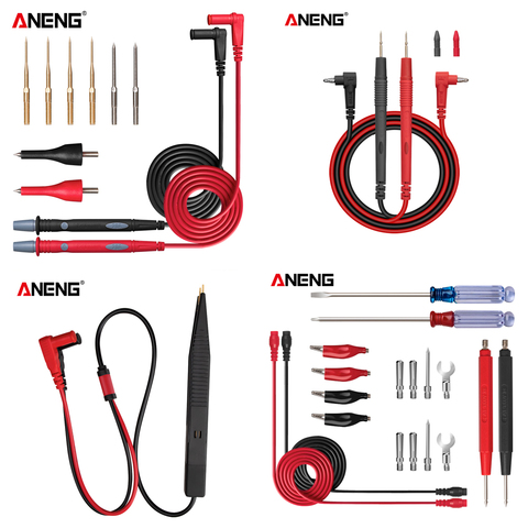 ANENG-Cable de prueba de combinación multifunción, conector Banana, medidor Universal, línea de prueba, multímetro, bolígrafo de mesa ► Foto 1/5