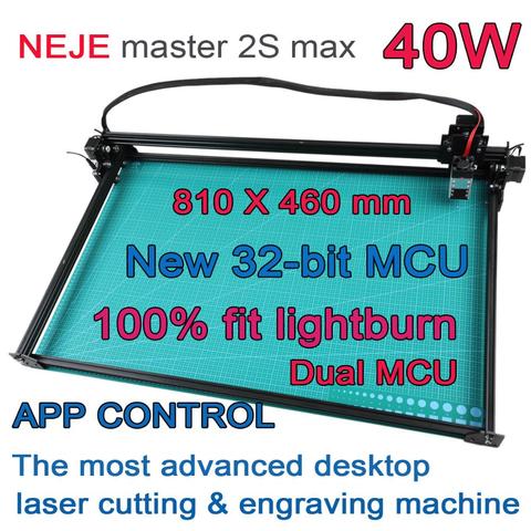 Máquina de grabado láser profesional NEJE Master 2 Max, 2022x460mm, cortador láser, Lightburn, Bluetooth, Control por aplicación, 810 ► Foto 1/6