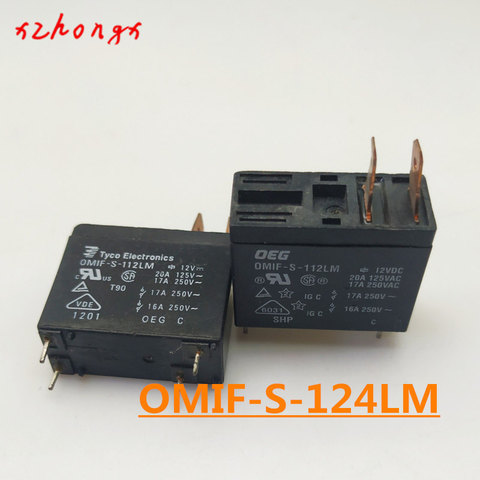 Relé de OMIF-S-112LM 12VDC OMIF-S-124LM 24VDC 4 pines 20A ► Foto 1/2