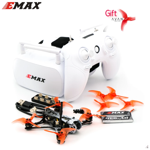 Regalo Emax oficial Tinyhawk II libre RTF Dron de carreras con visión en primera persona RunCam Nano2 37CH 25/100/200mW VTX 2S-FrSky RC ► Foto 1/6