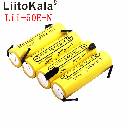 LiitoKala-batería de iones de litio de 21700 mAh, lii-50E-N de batería de 3,7 V, descargador de 35A, herramientas eléctricas ► Foto 1/5