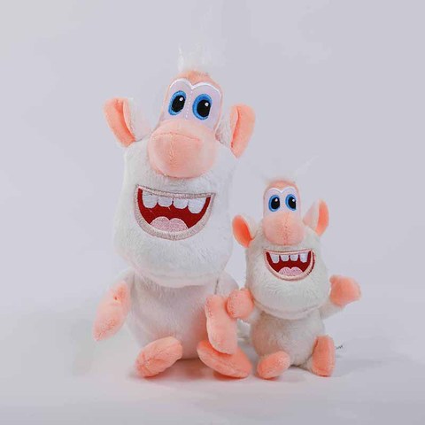 Regalos de Navidad para niños de dibujos animados pequeño blanco cerdo de peluche de juguete mono de algodón suave muñeco de acción figuras Juguetes ► Foto 1/6