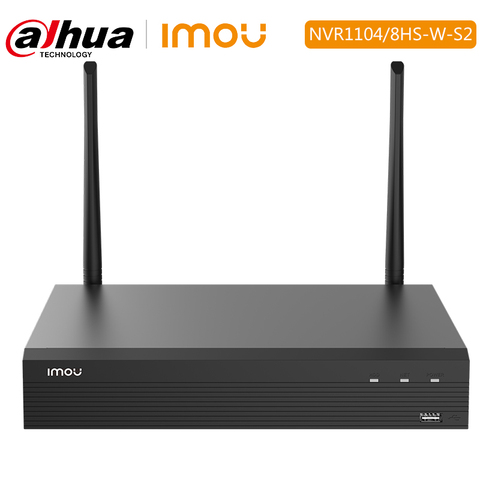 Imou-Grabadora de vídeo de red P2P de 4/8 canales, compatible con protocolo ONVIF y RTSP, H.265 inteligente, H.264, NVR inalámbrico en cascada ► Foto 1/4