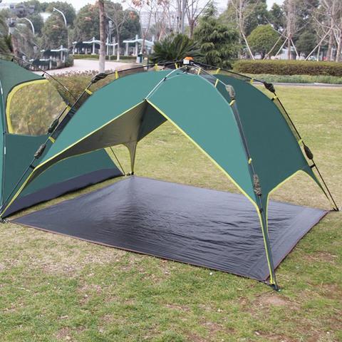 Ultraligero impermeable al aire libre tienda de campaña estera suelo PE tela playa manta Picnic juego esteras Camping tienda estera de tierra colchón ► Foto 1/6