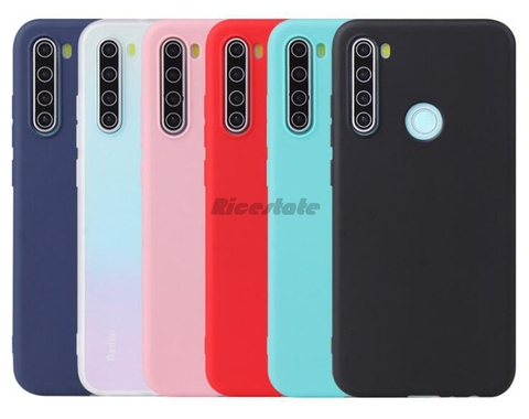 Redmi Note 8 8 T suave carcasa de silicona TPU para Xiaomi Redmi Note8 8 T color brillante y Mate casos de color Nota 8 T parachoques cubierta ► Foto 1/6