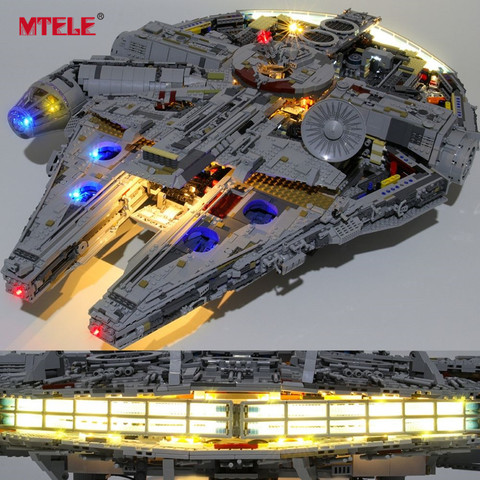 MTELE-Kit de iluminación LED para Star Wars, Ultimate Millennium Blocks Falcon compatible con 75192 (Modelo No incluido), 05132 ► Foto 1/6