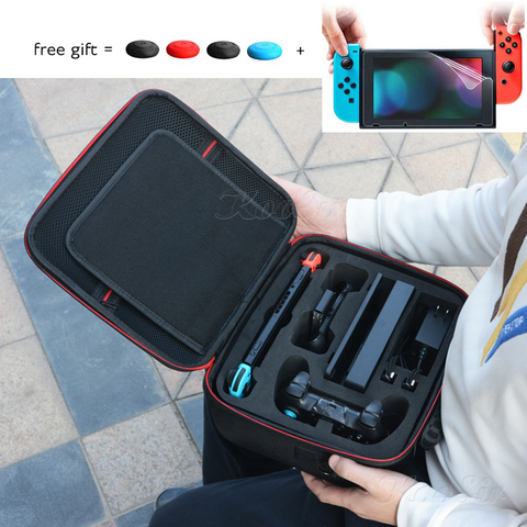 Nintendoswitch, carcasa, accesorios para interruptor, bolsa de transporte de almacenamiento grande y cubierta portátil con interruptor Nitend para juego Nintendo Switch ► Foto 1/6