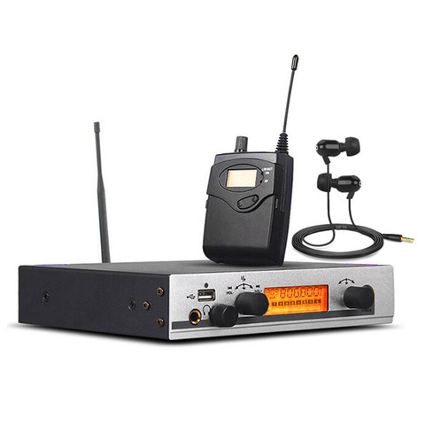 Finlemho-Sistema inalámbrico de monitoreo intrauditivo, transmisor de Audio único profesional para DJ, consola mezcladora de escenario, altavoz de matriz lineal ► Foto 1/6