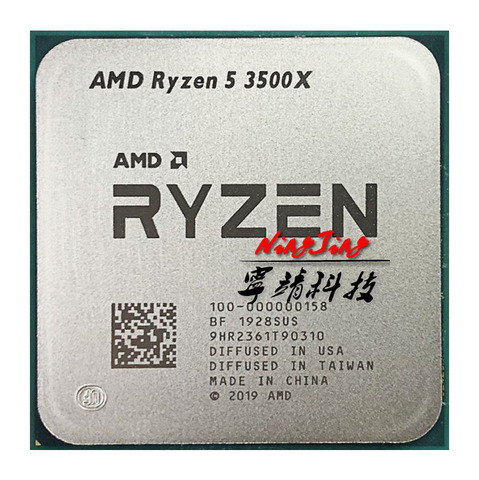 AMD-procesador de CPU AMD Ryzen 5 3500X R5 3500X 3,6 GHz, seis núcleos, seis hilos, 7NM, 65W, L3 = 32M, 100-000000158, enchufe AM4 ► Foto 1/1