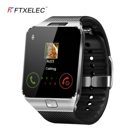 Reloj inteligente DZ09 compatible con cámara TF SIM para hombre y mujer, reloj de pulsera deportivo Bluetooth para teléfono Android sa m u ng wei XM ► Foto 1/6