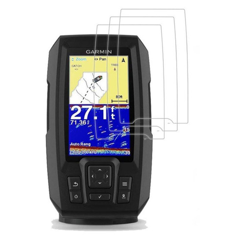 3 x Protector de pantalla transparente PET Protector de película protectora para Garmin Striker 4 4cv 4dv Plus 4 Fishfinder de mano GPS Tracker ► Foto 1/3