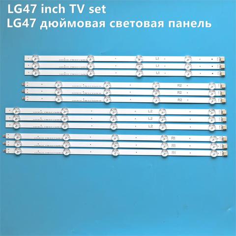 Barra de tira LED para retroiluminación de repuesto, para LG 47LN570S 47LN575S 47LA620S 47LN575V 47LA620V LC470DUE ► Foto 1/6