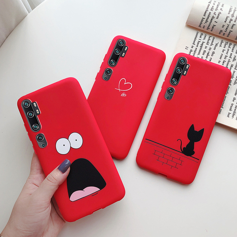 Para Xiaomi Mi nota 10 Lite caso Xiomi Mi nota 10 Lite Pro de silicona amortiguador suave Tpu Teléfono Protector de espalda funda de Fundas ► Foto 1/6