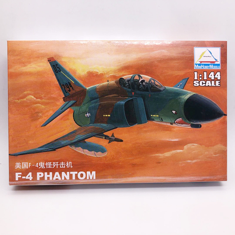 1: 144 USA F4 PHANTOM Ghost Fighter Modelo de la Fuerza Aérea del avión de montaje militar ► Foto 1/4