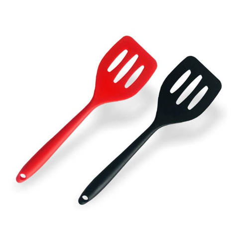 Utensilios de cocina de silicona para freír huevos, sartén, cuchara, pala para fritos, espátula de cocina ► Foto 1/6