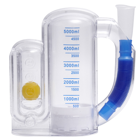 5000ml aparatos de la capacidad Vital respirar entrenador espirómetro de incentivo respiración pulmonar ejercitador de rehabilitación entrenador ► Foto 1/6