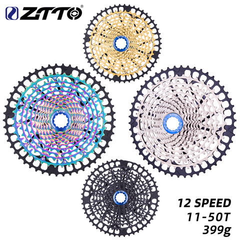 ZTTO 12 Velocidad bicicleta Cassette HG MTB 11-50T 12 S 46T de acero completo 12 Velocidad K7 piñón libre de bicicleta de montaña piñón NX GX águila R8000 ► Foto 1/6