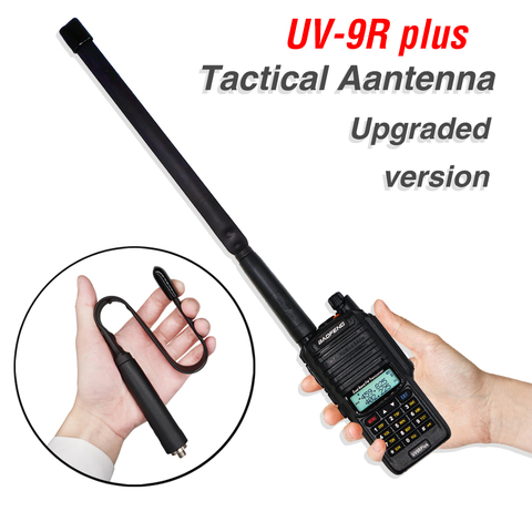 Antena táctica plegable para Walkie Talkie, banda Dual VHF UHF, 33CM, CS, SMA hembra, para Baofeng, UV-9R Plus, uv-9r, UV9R, Radio bidireccional ► Foto 1/6