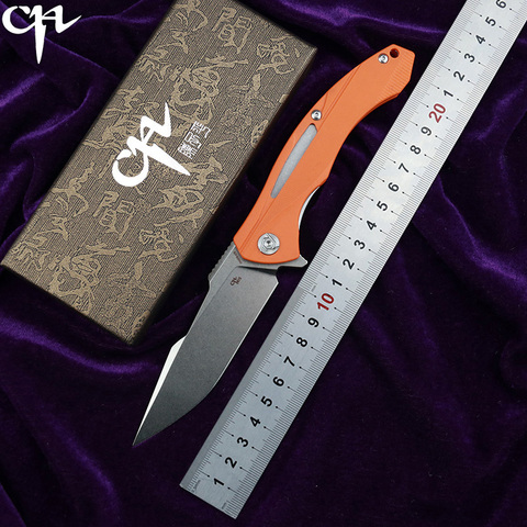 CH CH3519-G10 cuchillo plegable abatible D2 hoja de acero G10 mango equipo táctico al aire libre camping caza herramientas para montañismo ► Foto 1/6