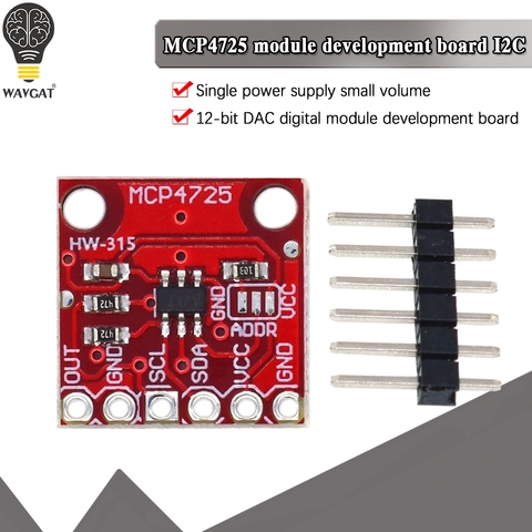 MCP4725 I2C DAC tablero de desarrollo del módulo ► Foto 1/6