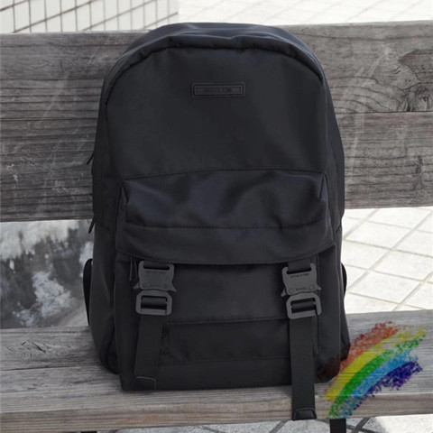 Nuevo ALYX mochilas para hombres y mujeres de las 1:1 de calidad superior 1017 ALYX 9SM doble bolsillos bolsas de goma de Nylon parche Logo Tee ► Foto 1/6