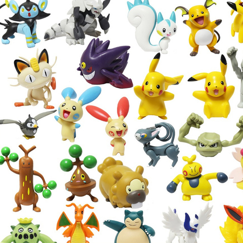 Figura de acción de Pokémon, modelo grande articulado, Dragonite MEGA, Aggron, Meowth, Snorlax, geoguy, Gengar, Colección sudowodo ► Foto 1/6