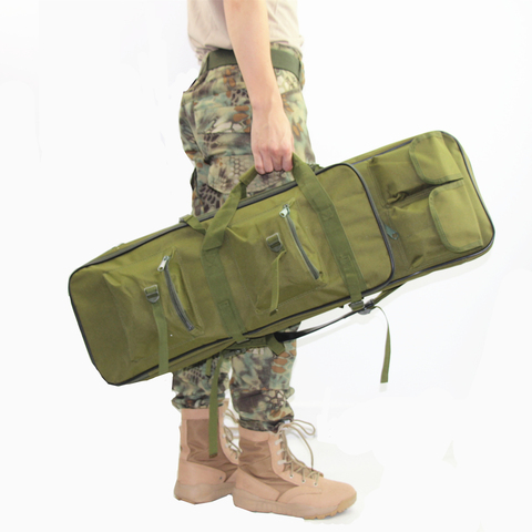 95cm 85cm 120cm táctico pesado Airsoft carabina arma bolsa Rifle caso hombro Mochila De caza bolsas para caza Accesorios ► Foto 1/6