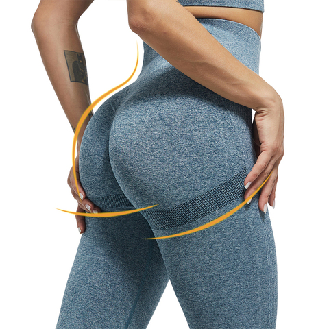 Mallas Push Up deportivas para mujer, Leggings Sexy, de cintura alta, para gimnasio, entrenamiento ► Foto 1/6