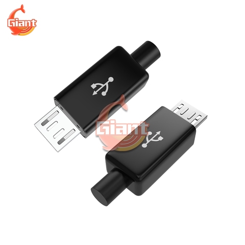 Conector macho Micro USB tipo B, adaptador de repuesto de reparación micro-usb para bricolaje, Cable de fecha de 4 pines, convertidor macho de línea OTG ► Foto 1/6