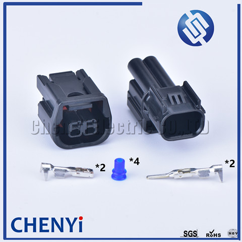 1 Sets 2 pin coche impermeable de 1,5 conector macho y hembra LED faro altavoz macho conectores 6189-7408, 6181-6851 ► Foto 1/6