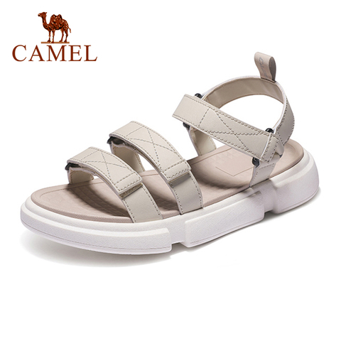 Sandalias de exterior CAMEL para mujer, Calzado cómodo para la playa, calzado antideslizante transpirable para verano ► Foto 1/6