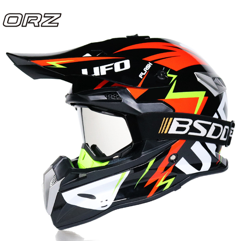 Casco profesional de Cross DOT aprobado Motocross Casco ligero Capacete Casco Racing Cascade Casco de carreras ► Foto 1/6