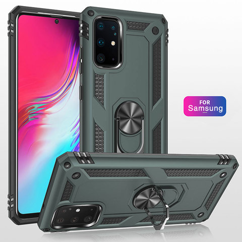 Funda de teléfono a prueba de golpes para Samsung Galaxy S20 FE Plus Ultra S10 S10E S9 S8 Note 20 10 9 8 A6 A7 A8 A9 J7 2022, funda de silicona ► Foto 1/6