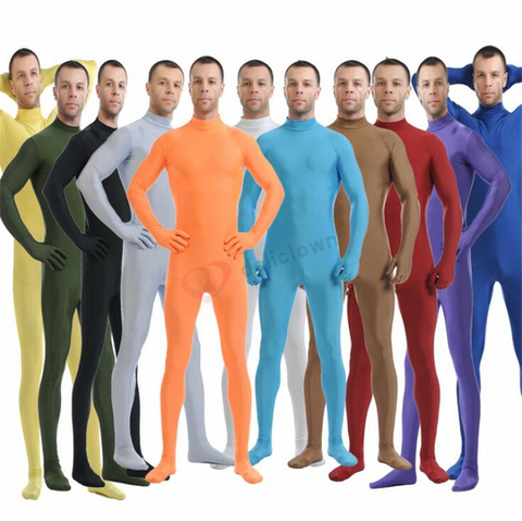 Zentai-mono ajustado de cuerpo completo de LICRA para mujer, traje Zentai Unisex, Ropa de baile ► Foto 1/6