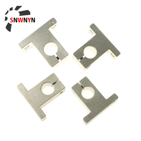 4 Uds SK8 SK10 SK12 SK16 SK20 mm 8mm 10mm 12mm 16mm 20mm de rodamiento lineal soporte de eje de carril de XYZ Mesa CNC 3D pieza de impresora ► Foto 1/6