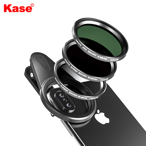 Kase-filtro magnético contra la contaminación para teléfonos inteligentes, iPhone, Huawei, Samsung y Xiaomi, filtro de luz nocturna Neutral CPL/ND/GND0.9/ ► Foto 1/6