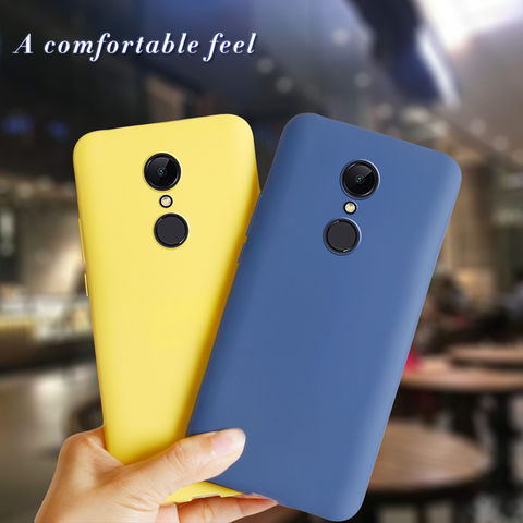 Funda de teléfono para xiaomi Redmi 5 plus caso de lujo Ultra delgada suave mate cubierta trasera de silicona xiomi Redmi 5 plus 5 plus redmi5 casos ► Foto 1/6