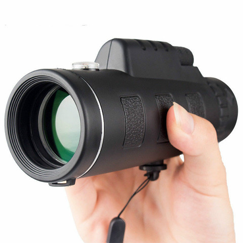 Telescopio Monocular Mini HD 40X60, visión diurna y nocturna, portátil, para caza al aire libre, Camping, avistamiento de aves, viaje ► Foto 1/6